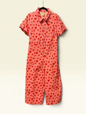 Lucy & Yak Ragan Jumpsuit - Cupid Heart